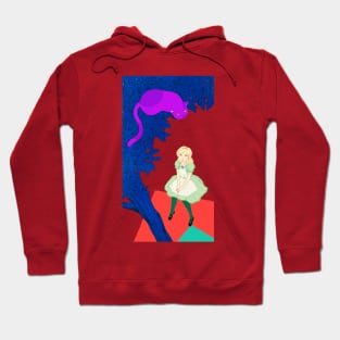 Alice and Cheshire cat Hoodie